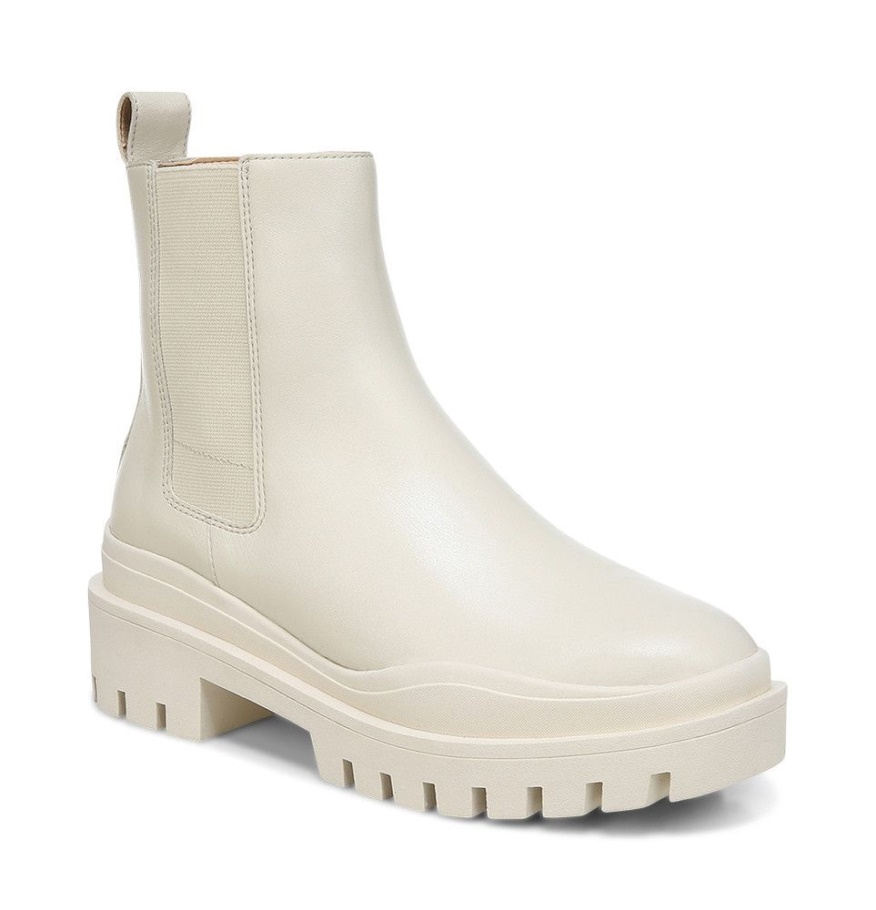 Cremefarbener Vionic Karsen-Stiefel