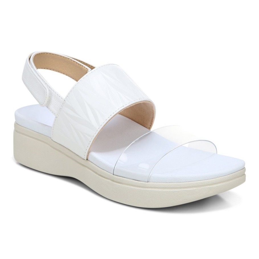 Karleen Plateausandale Vionic White