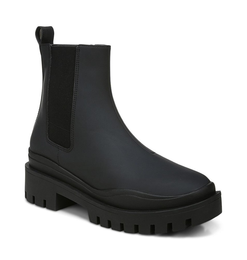 Karsen Boot Schwarz Synthetikkautschuk Vionic