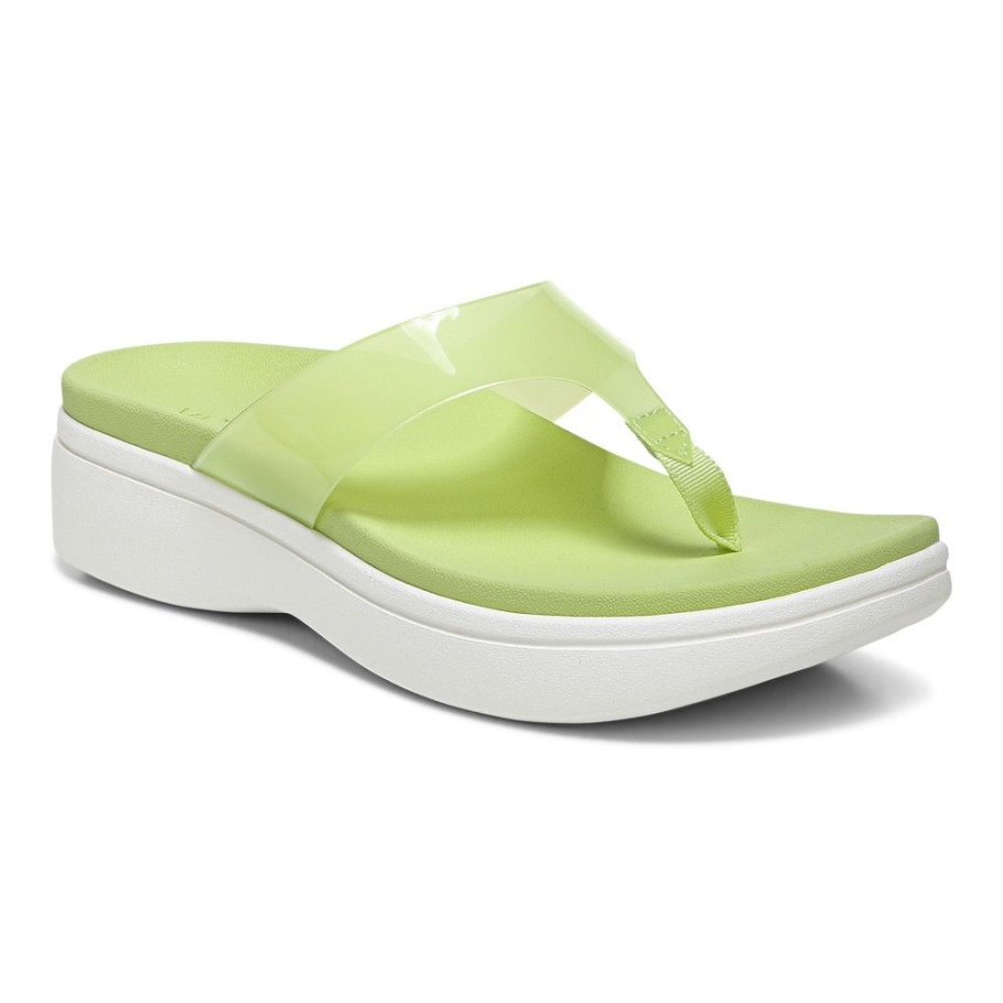 Leuchtende Sandale Vionic Pale Lime