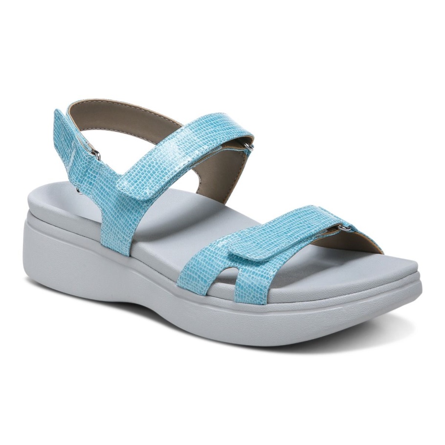 Nuala Sandale Vionic Porzellan Blau