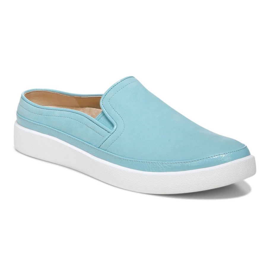 Porzellanblaue Mühelose Pantolette Vionic