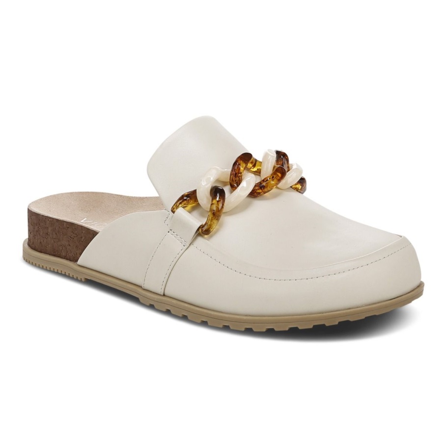 Vionic Creme Georgie Mule