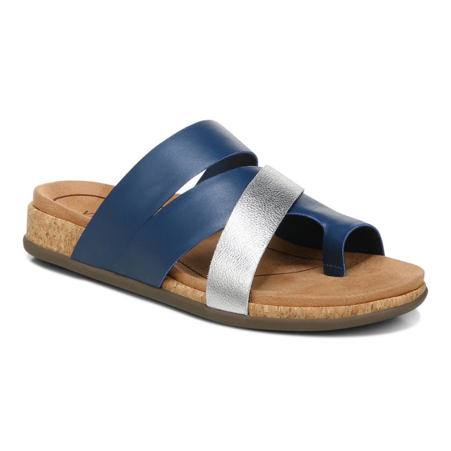 Vionic Dunkelblaue Luelle Sandale