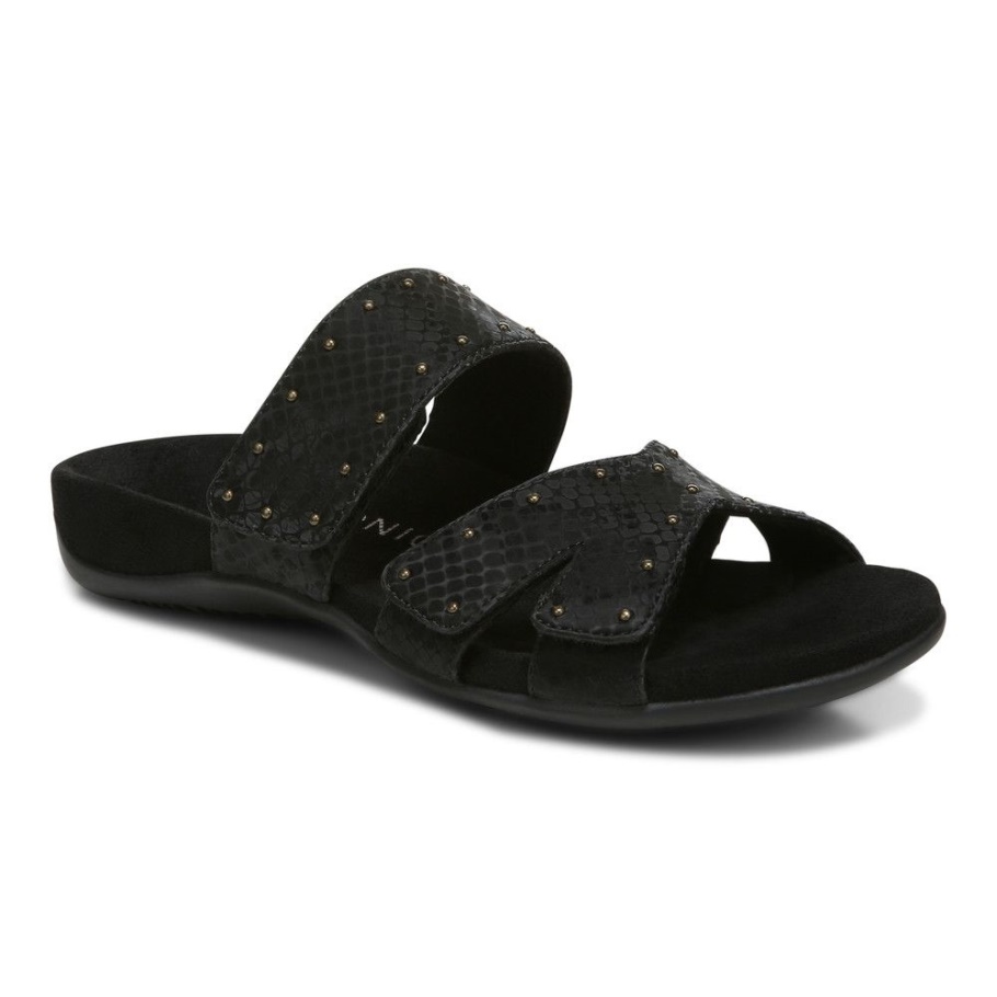 Vionic Indie Pantolette Schwarz