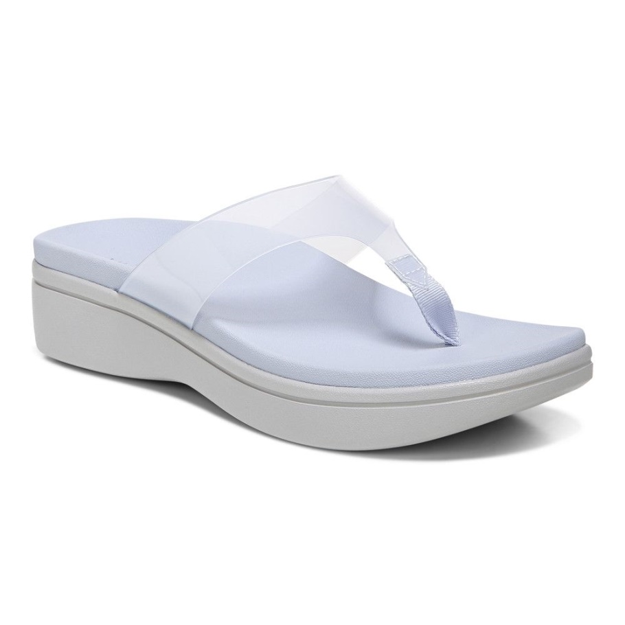 Vionic Leuchtende Sandale Blauer Dunst