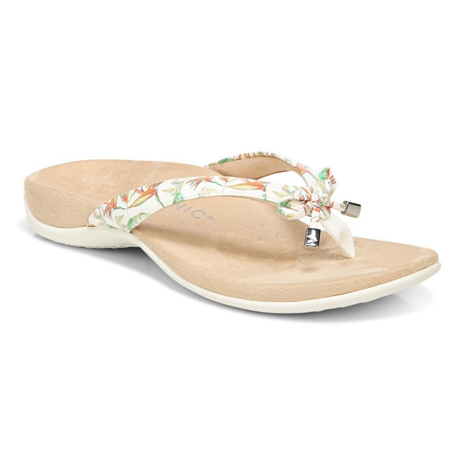 Vionic Tropical Marshmallow Bella Toe Post Sandale