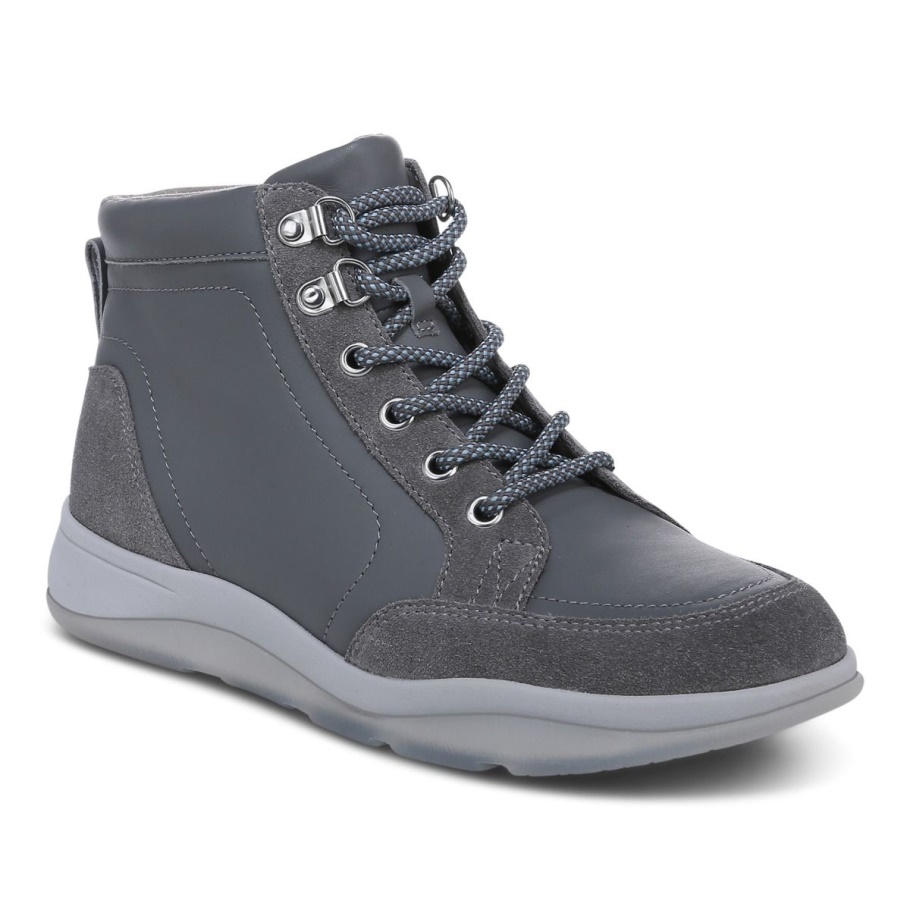 Vionic Whitley Stiefel Holzkohle