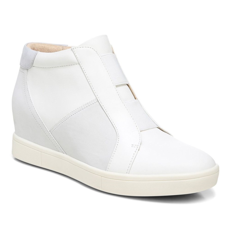 Weißer Schmirgel High Top Vionic