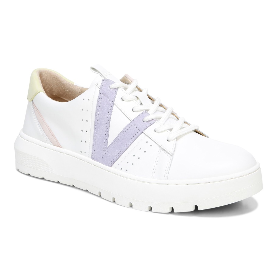 Vionic Simasa Turnschuhe In Weiß, Pastell-Flieder