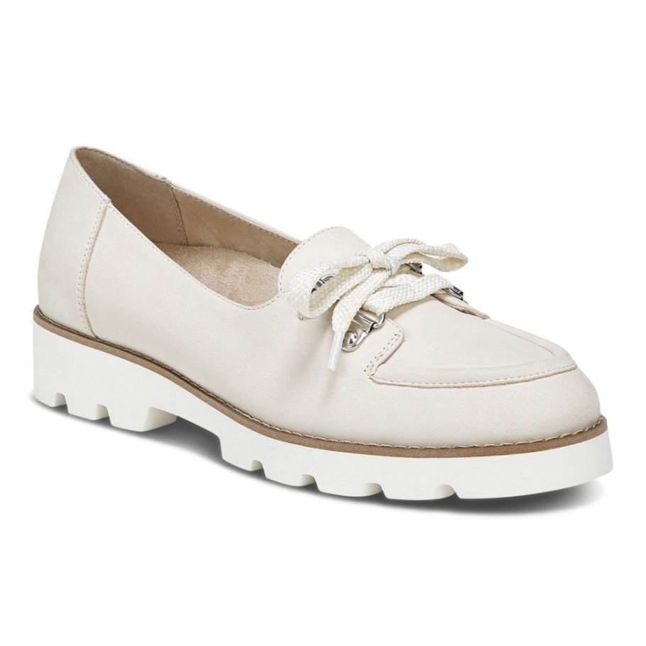 Vionic Schnür-Loafer In Creme Teagan
