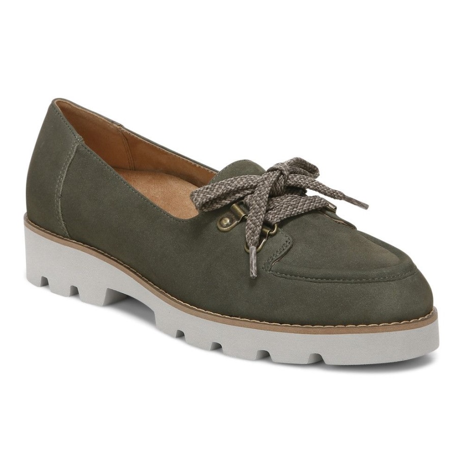 Vionic Teagan Schnürloafer Olive