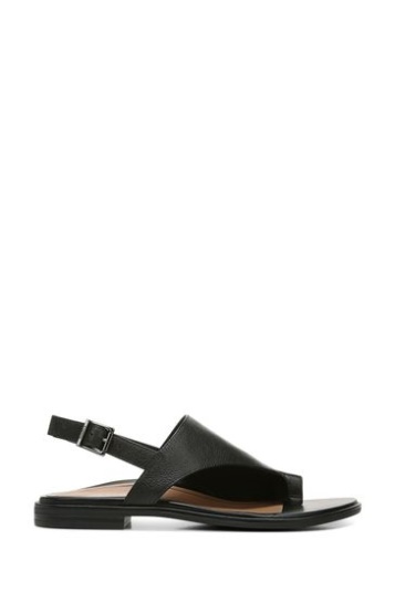 Vionic Ella Schwarze Sandalen Mit Knöchelriemen
