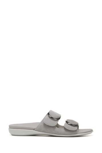 Vionic Grey Corlee Slider-Sandalen
