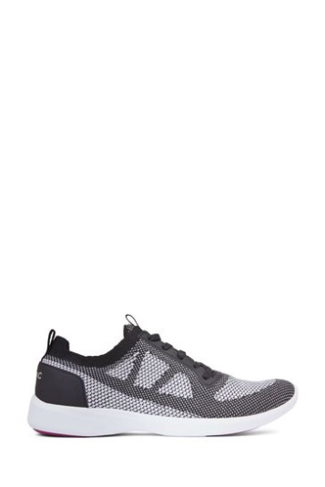 Vionic Lenora Schwarz Gestrickte Schnürsneaker