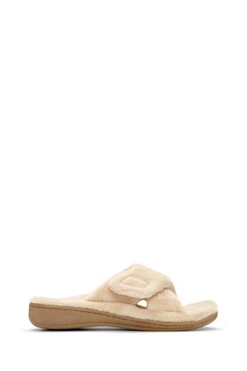 Vionic Österreich Tan Brown Relax Slider Slippers