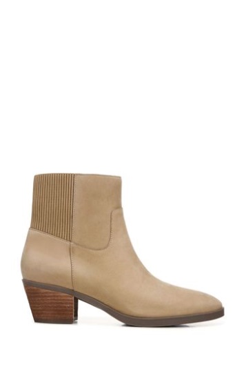 Vionic Shantelle-Stiefeletten Aus Naturfarbenem Nubukleder
