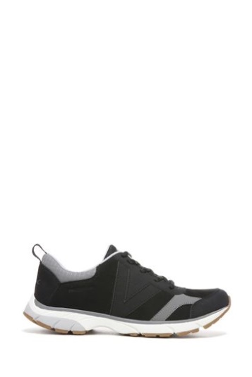 Vionic Österreich Zanny Black/charcoal Lace Up Trainers